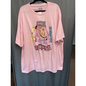 Hype means nothing- anime graphics tee XXL NWT (b46)